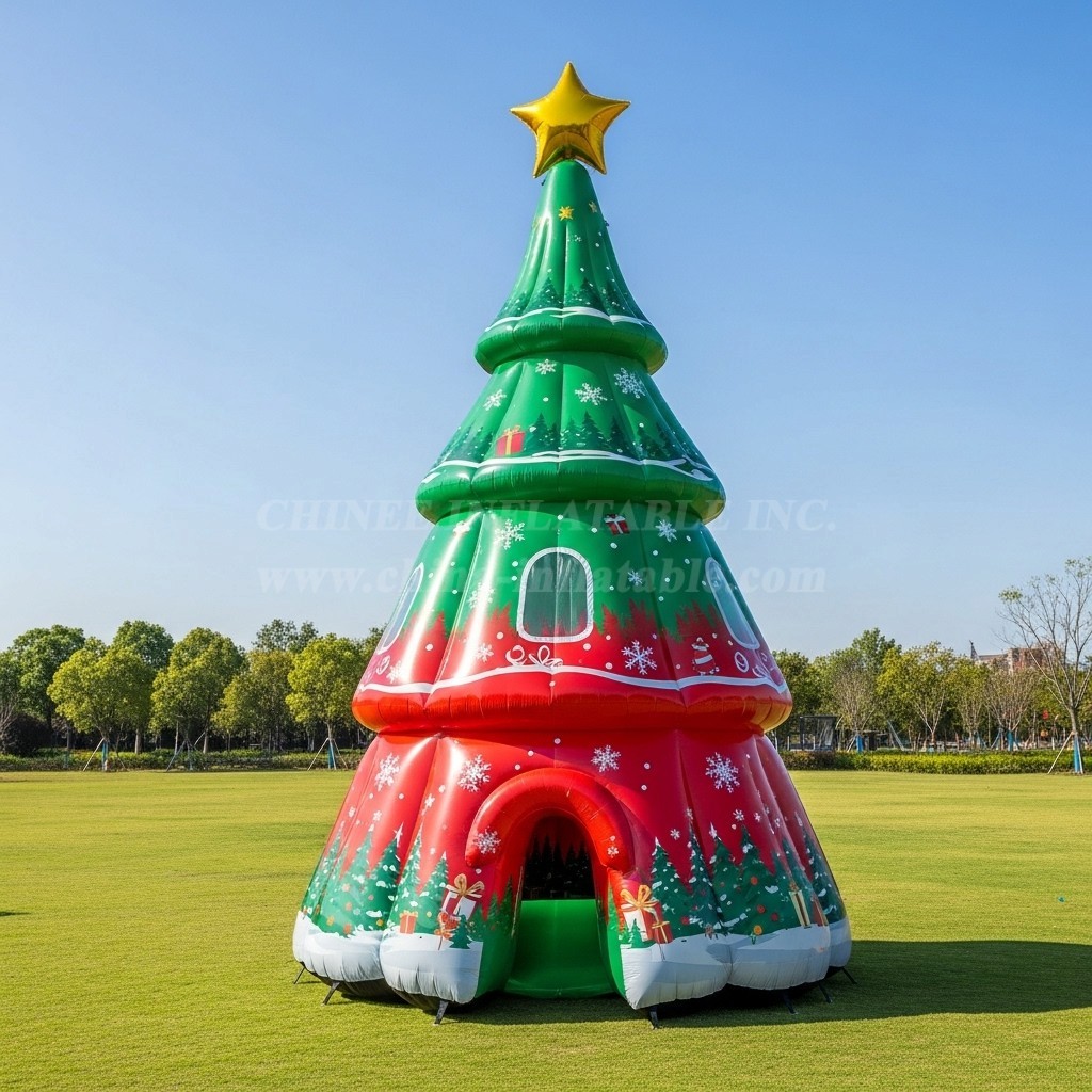 C1-658 Inflatable Christmas Tree for Holiday Events and Decorations
