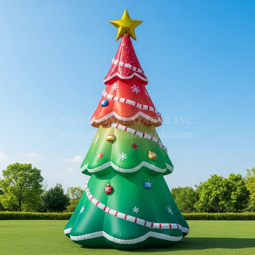 C1-663 Inflatable Christmas Tree for Holiday Events and Celebrations