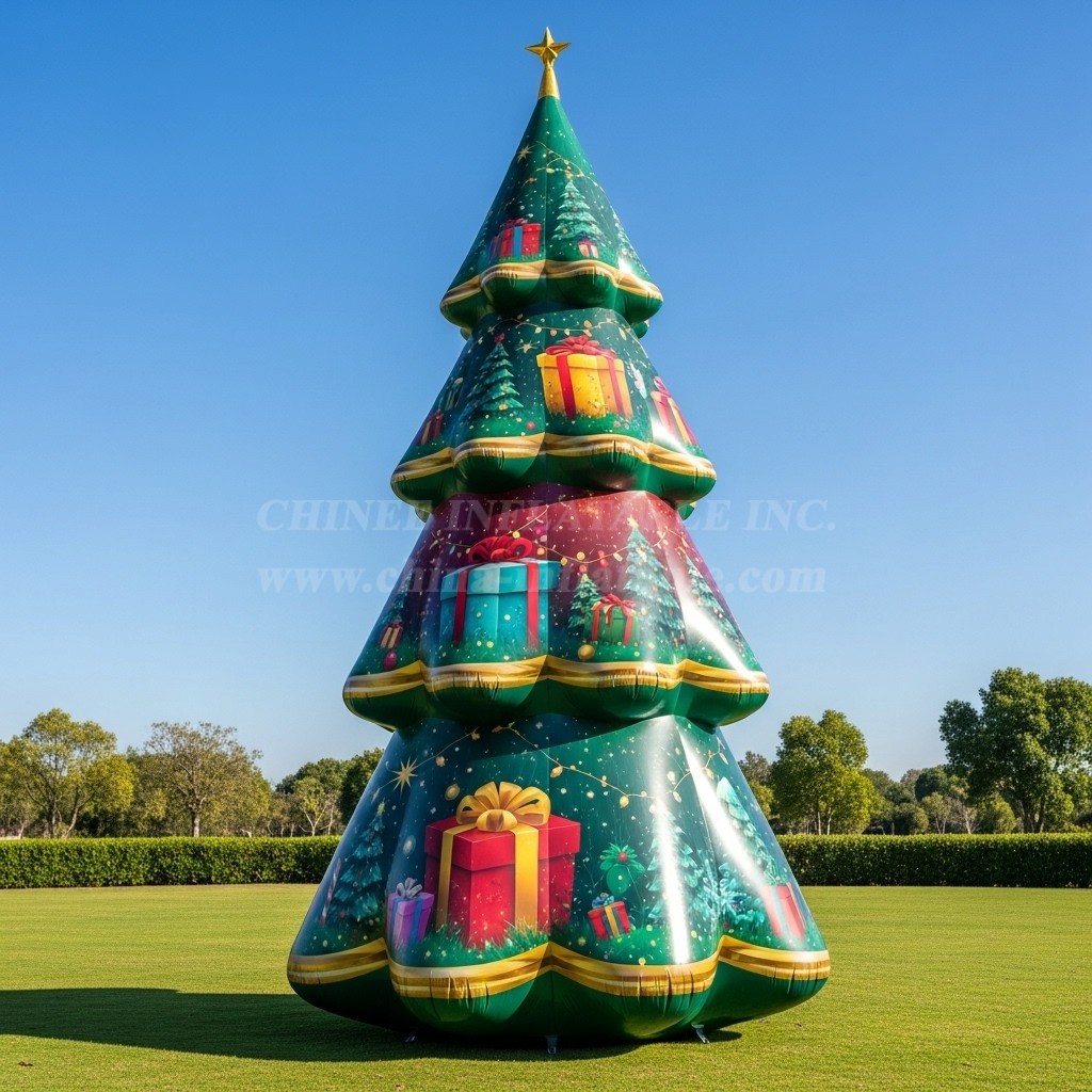 C1-667 Inflatable Christmas Tree for Seasonal Events and Promotions