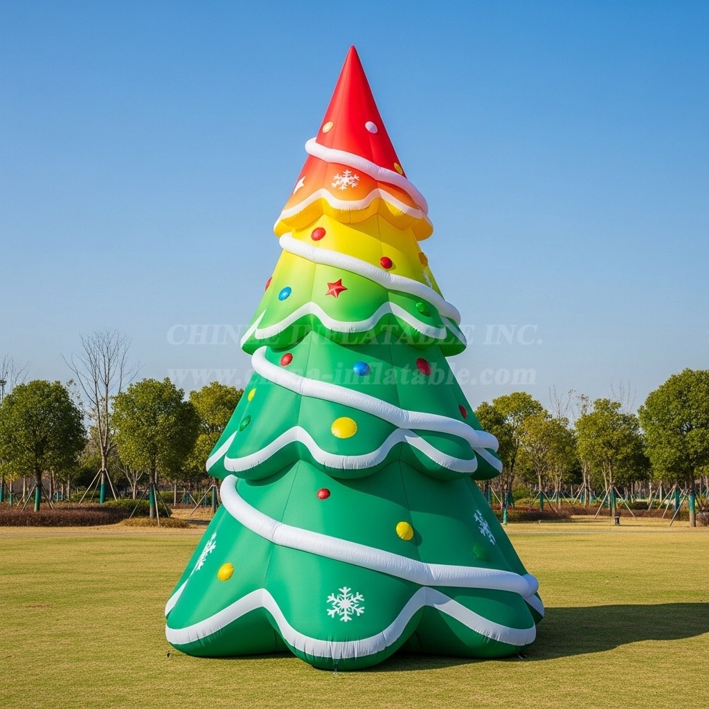 C1-671 Inflatable Christmas Tree for Seasonal Events and Decorations
