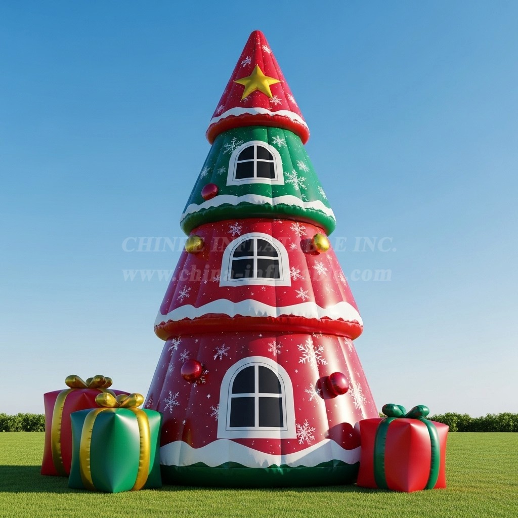 C1-672 Inflatable Christmas Tree for Seasonal Decor and Events