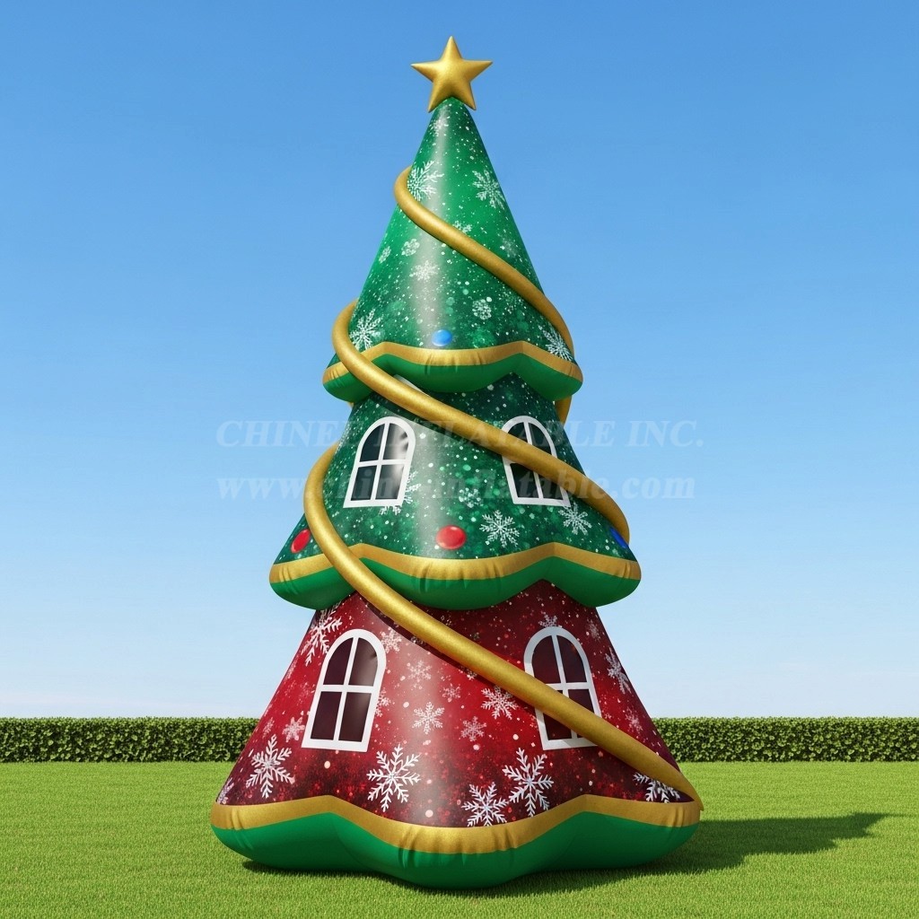 C1-675 Inflatable Christmas Tree for Holiday Events and Promotions