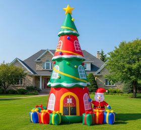C1-678 Christmas Tree Inflatable for Holiday Events and Commercial Displays