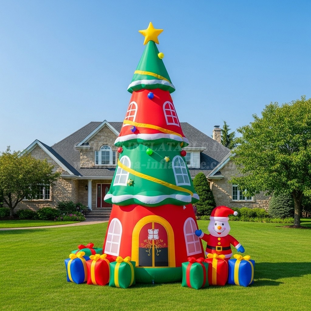 C1-678 Christmas Tree Inflatable for Holiday Events and Commercial Displays