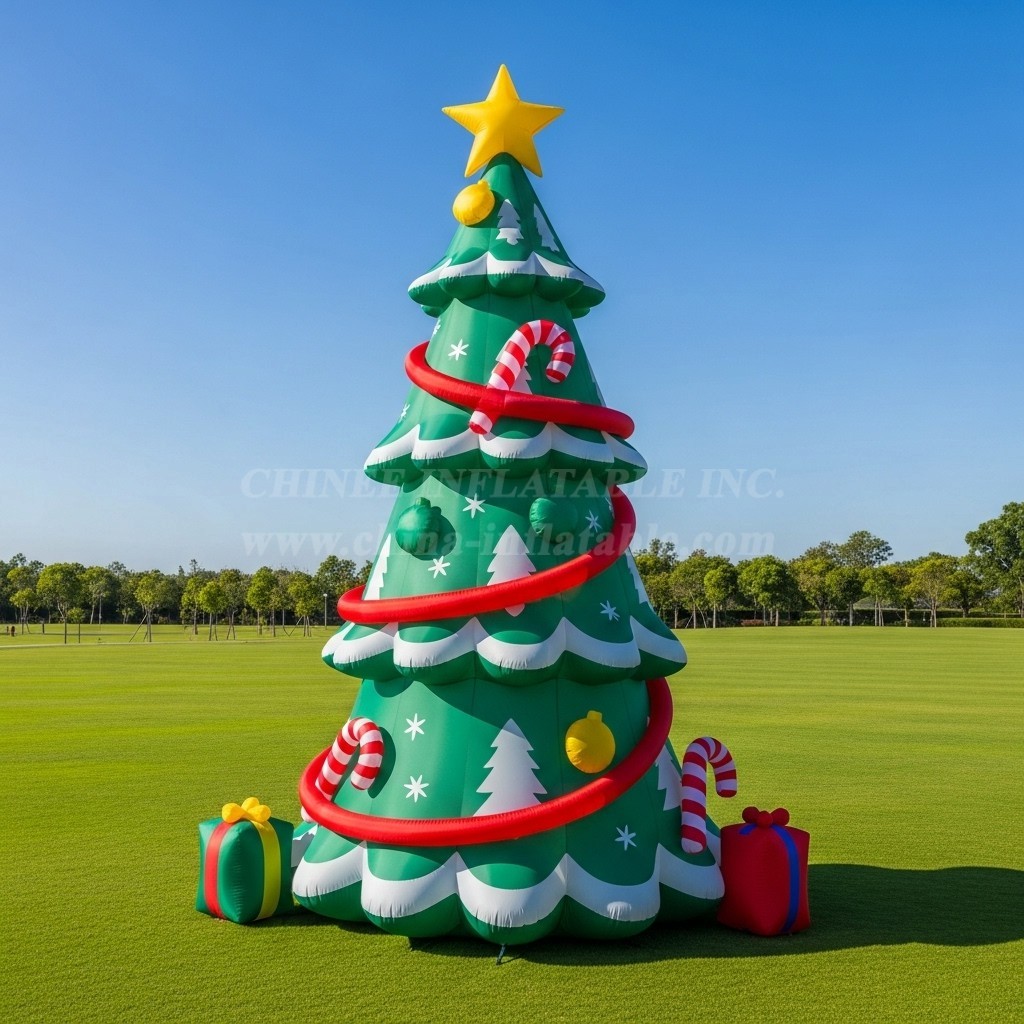C1-679 Inflatable Christmas Tree for Themed Events and Seasonal Decorations
