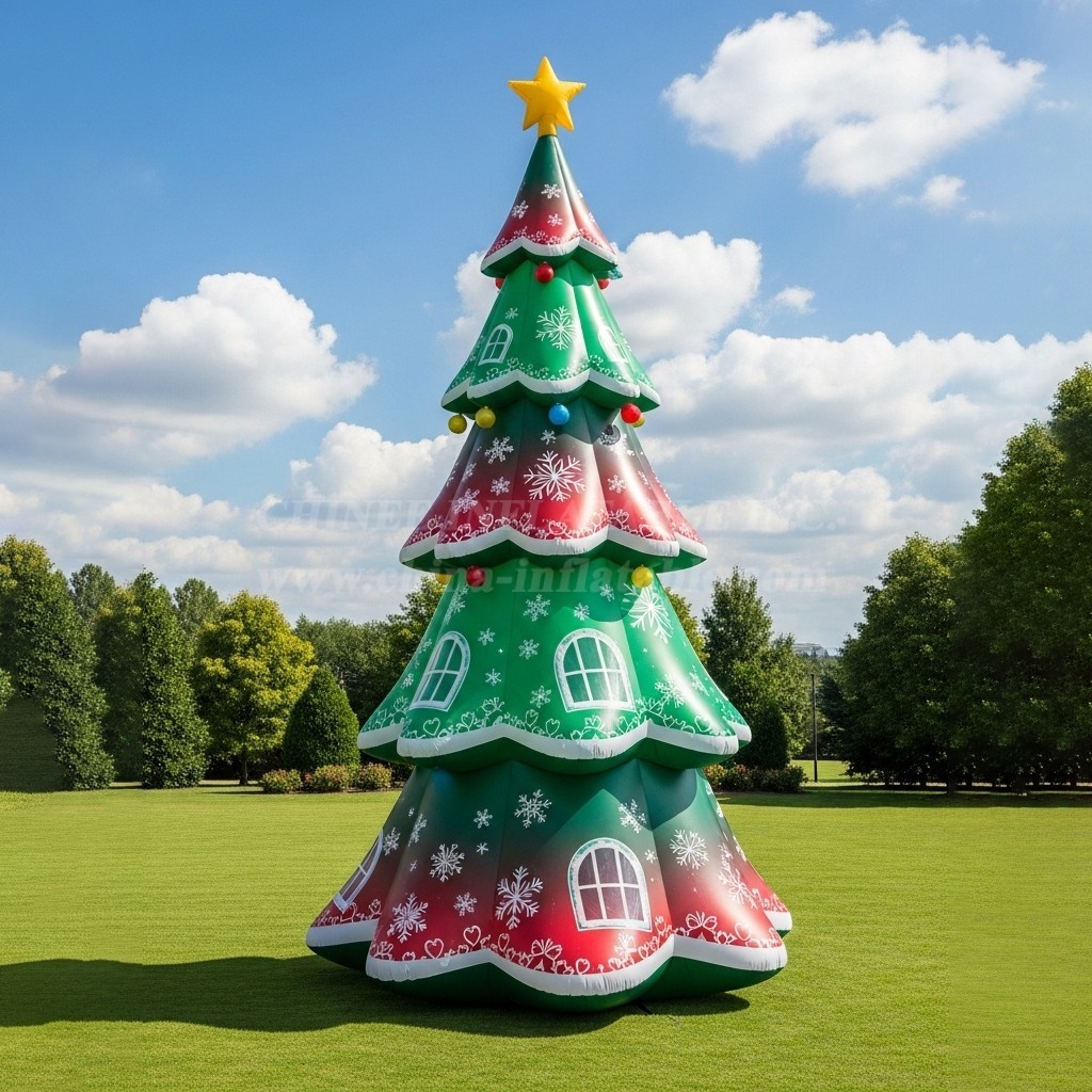 C1-686 Christmas Inflatable Tree for Commercial and Event Use