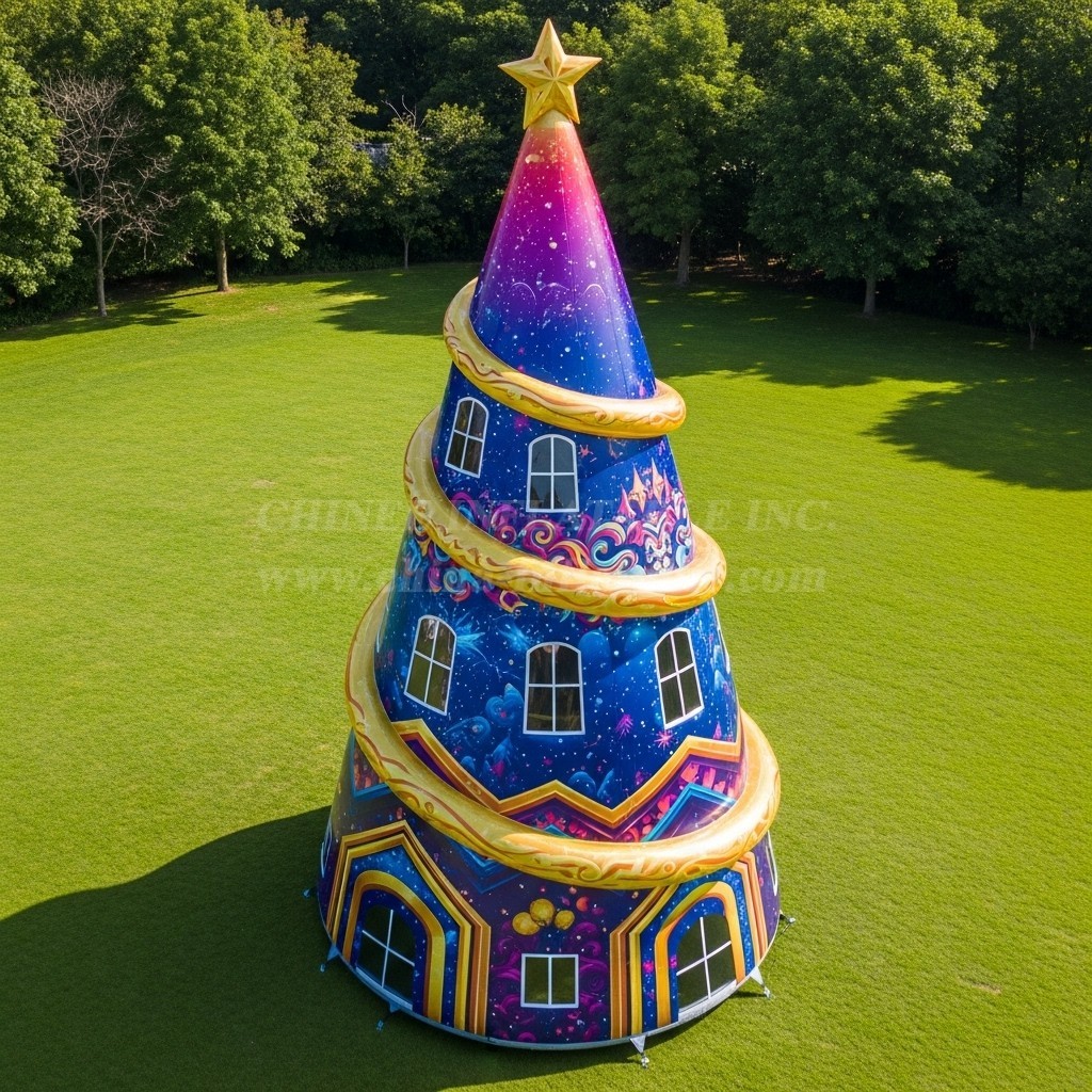 C1-699 Inflatable Christmas Tree for Festive Events and Commercial Displays