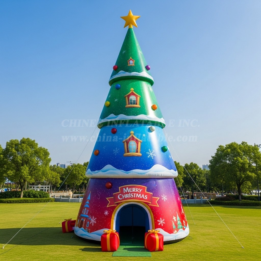 C1-695 Inflatable Christmas Tree for Commercial Holiday Decorations