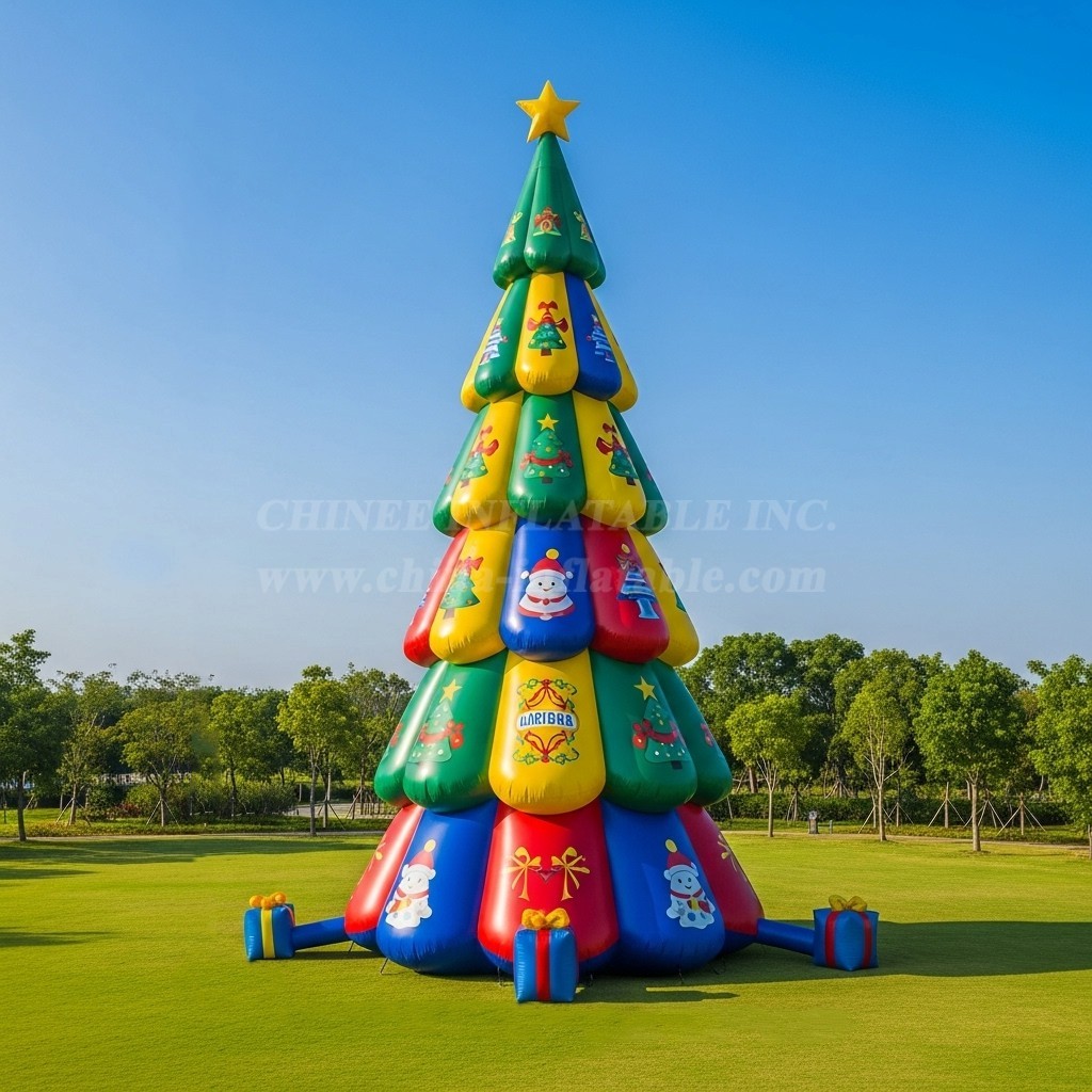 C1-696 Inflatable Christmas Tree for Holiday Events and Promotions