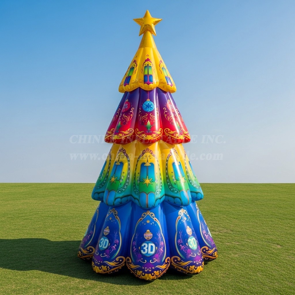 C1-697 Inflatable Christmas Tree for Festive Business Events and Decorations