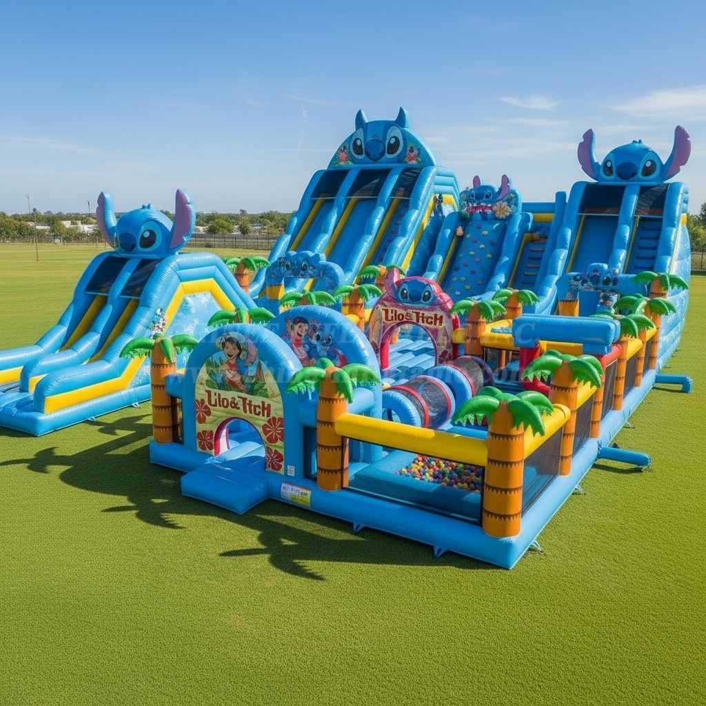 GF2-286 Lilo & Stitch Theme Inflatable Park