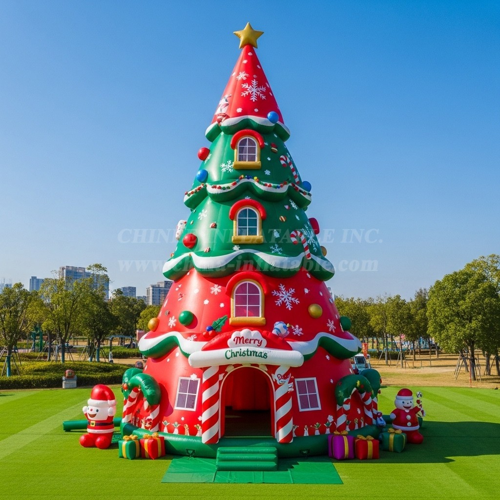 C1-702 Inflatable Christmas Tree for Commercial Holiday Displays and Events
