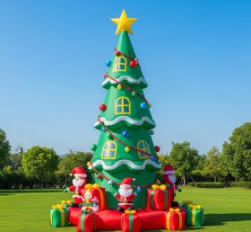 C1-705 Christmas Inflatable Tree for Festive Events and Retail Displays