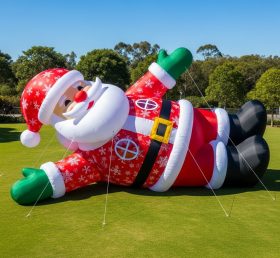 C1-412 Inflatable Santa Claus lying on his side