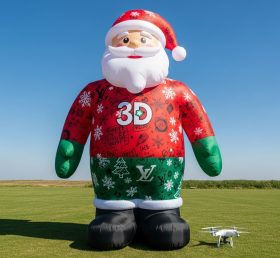 C1-419 Inflatable Santa Claus wearing trendy brand