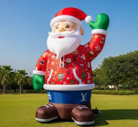 C1-418 Inflatable Santa Claus wearing trendy brand