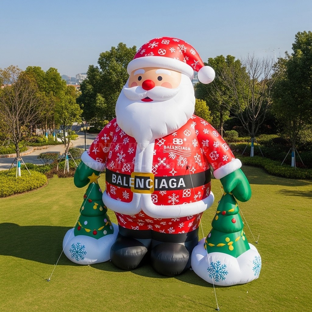 C1-429 Inflatable Santa Claus wearing trendy brand