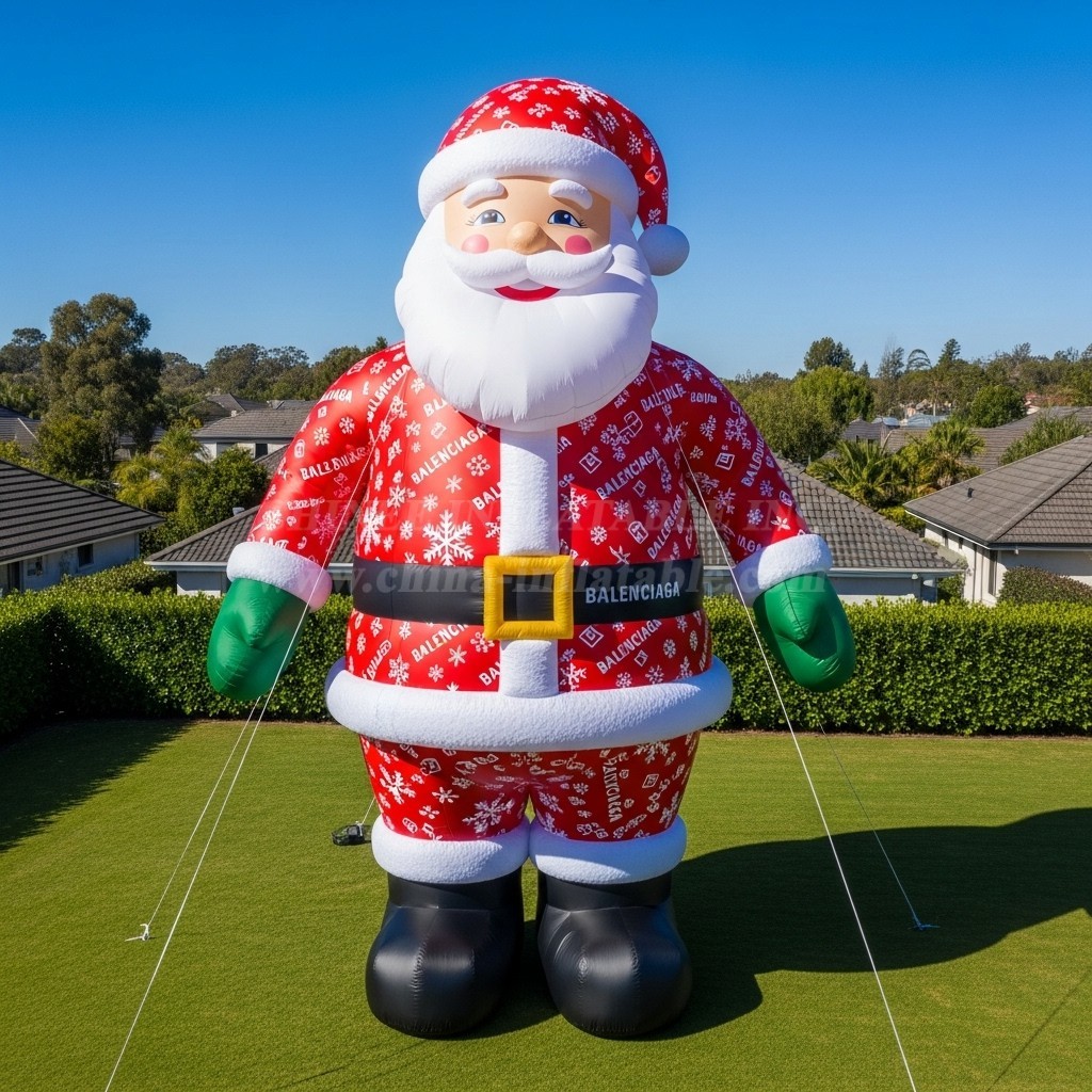 C1-427 Inflatable Santa Claus wearing trendy brand