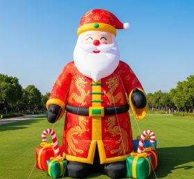 C1-436 Inflatable Santa Claus in Chinese costume