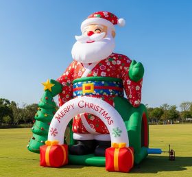 C1-444 Inflatable Santa Claus wearing a Japanese kimono