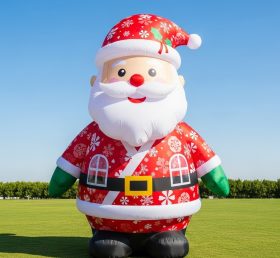 C1-443 Inflatable Santa Claus wearing a Japanese kimono