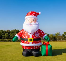 C1-442 Inflatable Santa Claus wearing a Japanese kimono