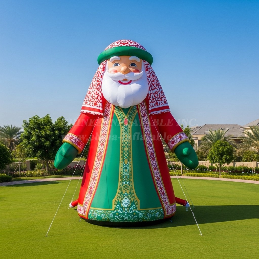 C1-452 Middle Eastern style inflatable Santa Claus