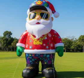C1-453 Hip-hop style inflatable Santa Claus