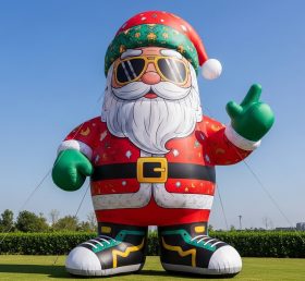 C1-456 Hip-hop style inflatable Santa Claus