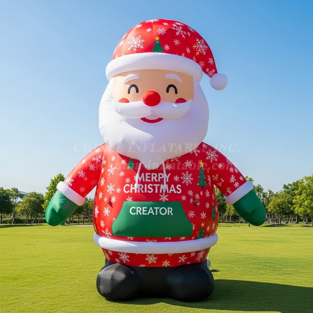 C1-461 Sports and leisure style inflatable Santa Claus