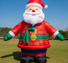 C1-476 Inflatable Santa Claus dressed in traditional Korean costume