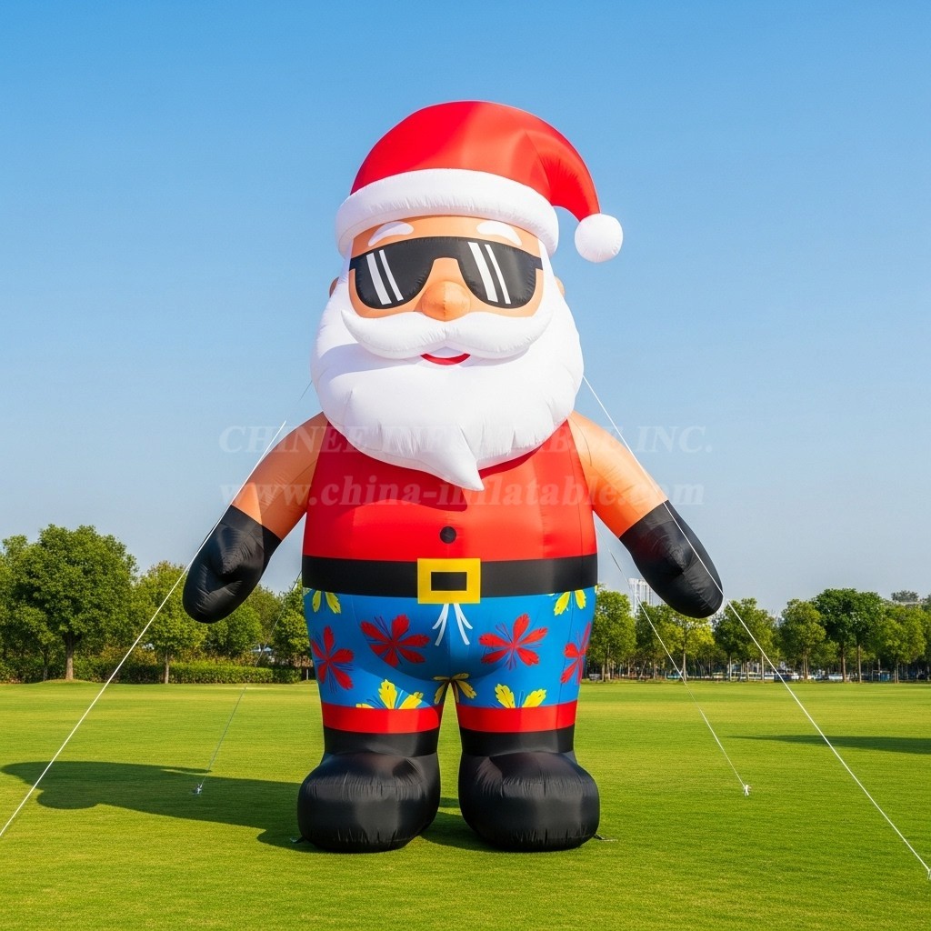 C1-481 Summer style inflatable Santa Claus
