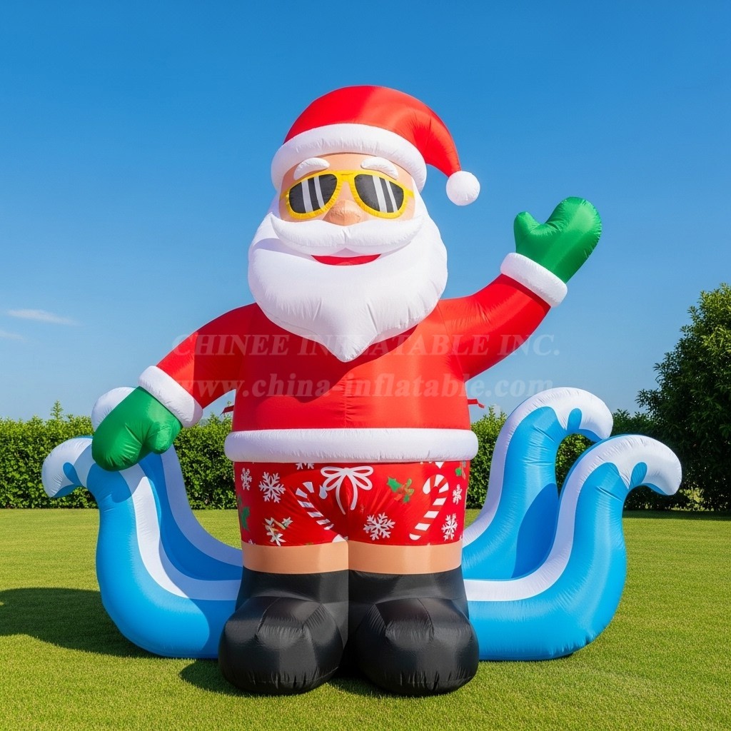 C1-482 Summer style inflatable Santa Claus