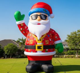 C1-486 Hip-hop style inflatable Santa Claus