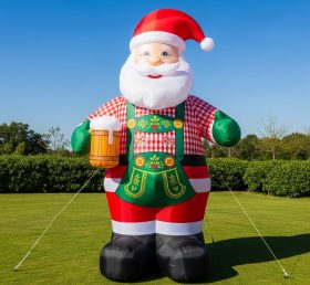 C1-488 German Oktoberfest Costume Inflatable Santa Claus