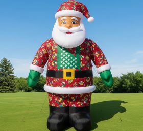 C1-493 Inflatable Santa Claus in traditional Indian clothing