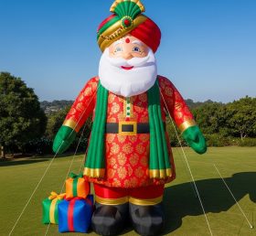 C1-497 Inflatable Santa Claus in traditional Indian clothing