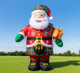 C1-501 Inflatable Santa Claus in traditional Scottish costume
