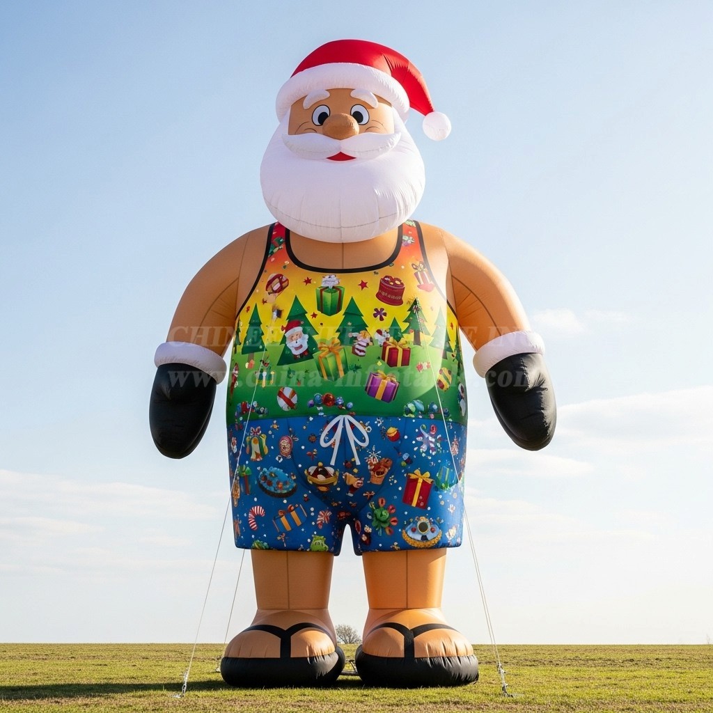 C1-509 Summer style inflatable Santa Claus