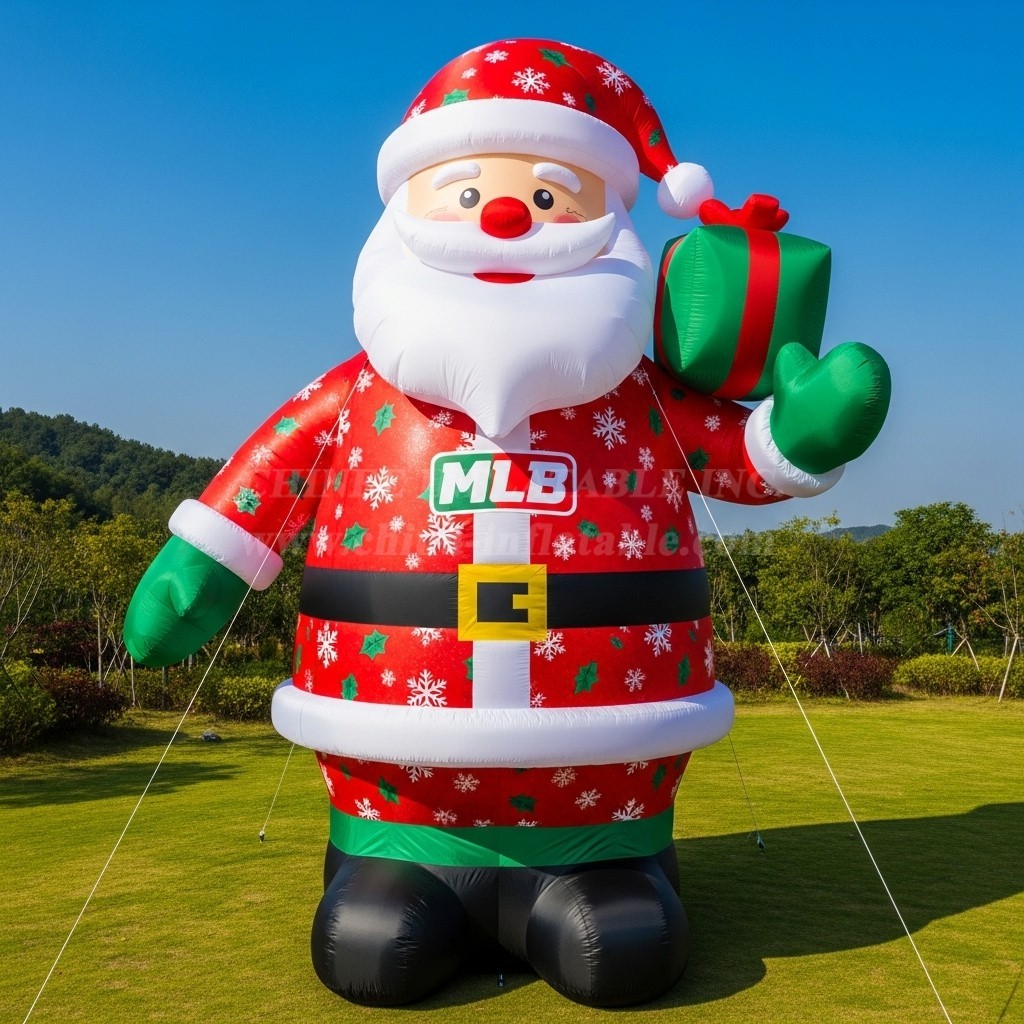 C1-506 Inflatable Santa Claus wearing sports brand clothing