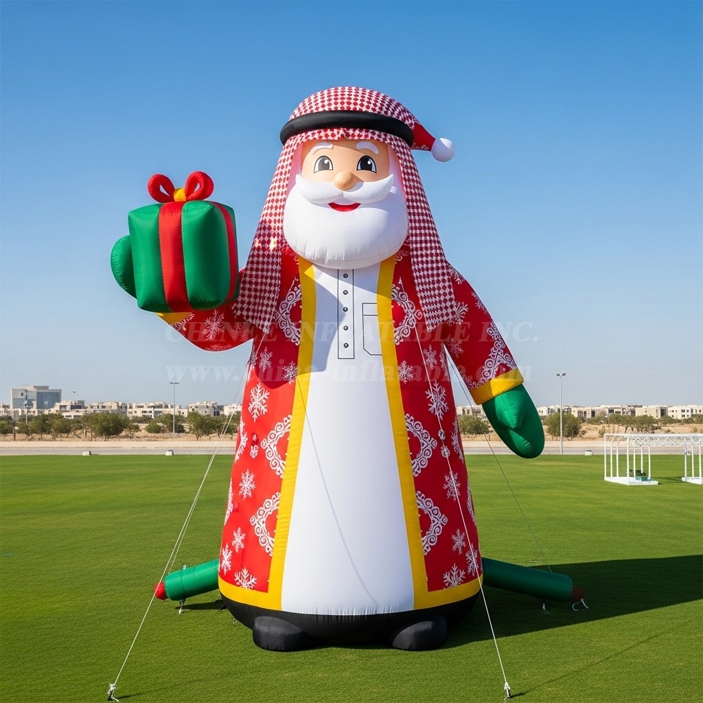 C1-511 Inflatable Santa Claus in Arabic costume