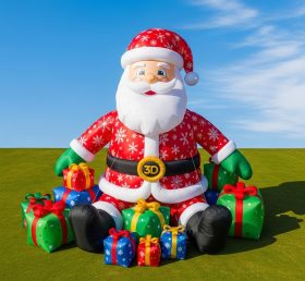 C1-524 Sitting inflatable Santa Claus