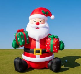 C1-525 Sitting inflatable Santa Claus