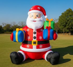 C1-521 Sitting inflatable Santa Claus