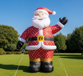 C1-528 Inflatable Santa Claus wearing fashionable brand clothing