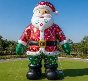 C1-529 Inflatable Santa Claus wearing fashionable brand clothing