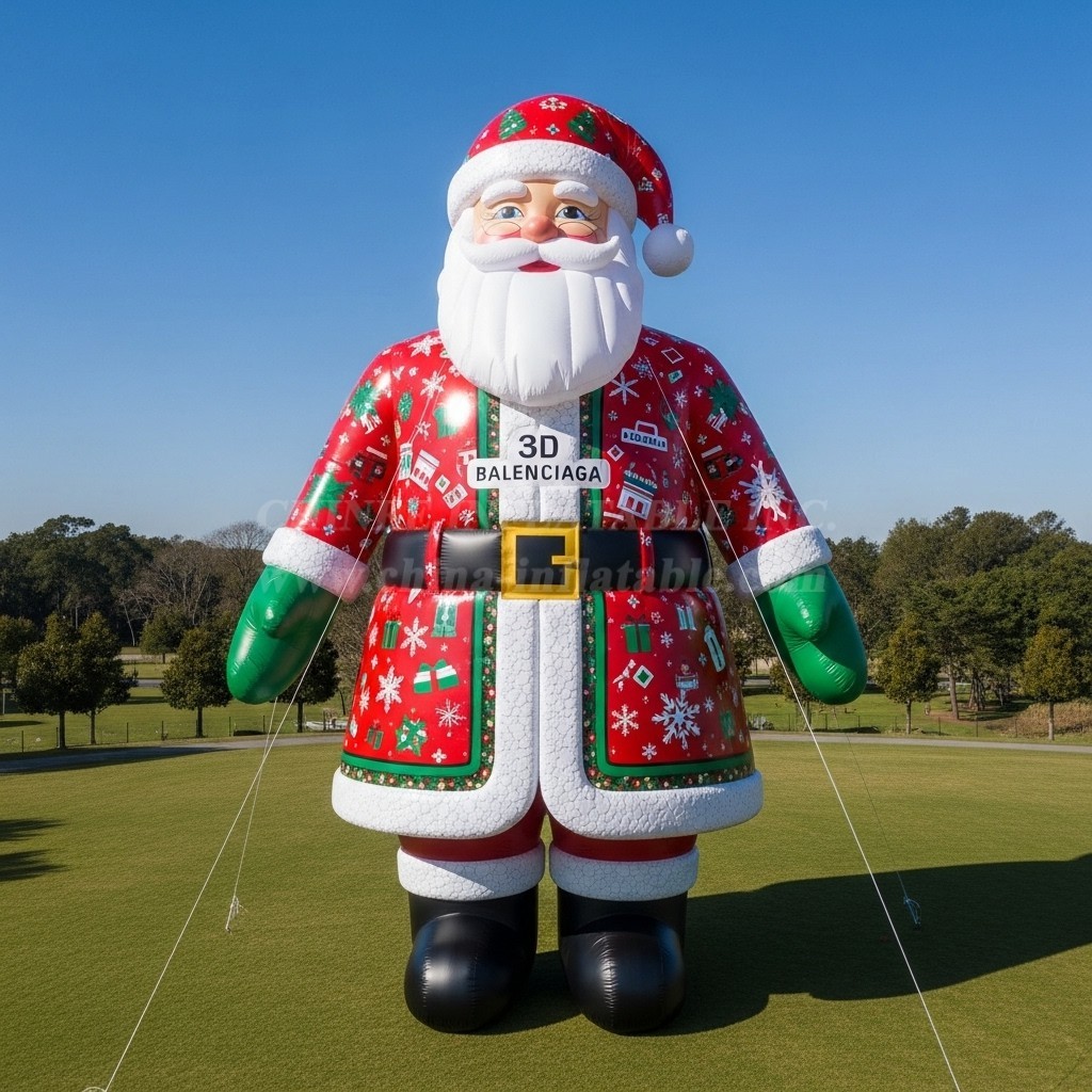 C1-534 Inflatable Santa Claus wearing fashionable brand clothing