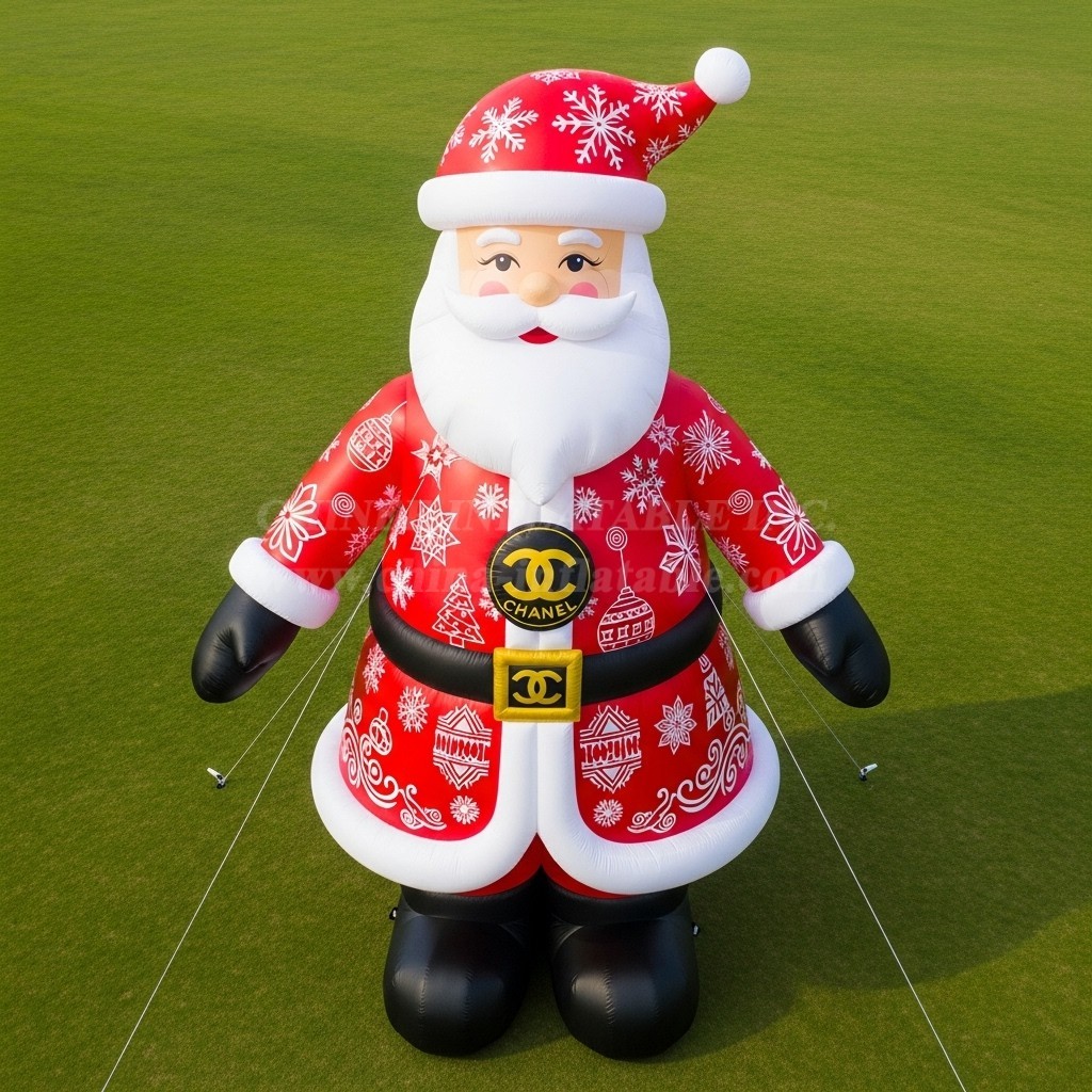 C1-530 Inflatable Santa Claus wearing fashionable brand clothing