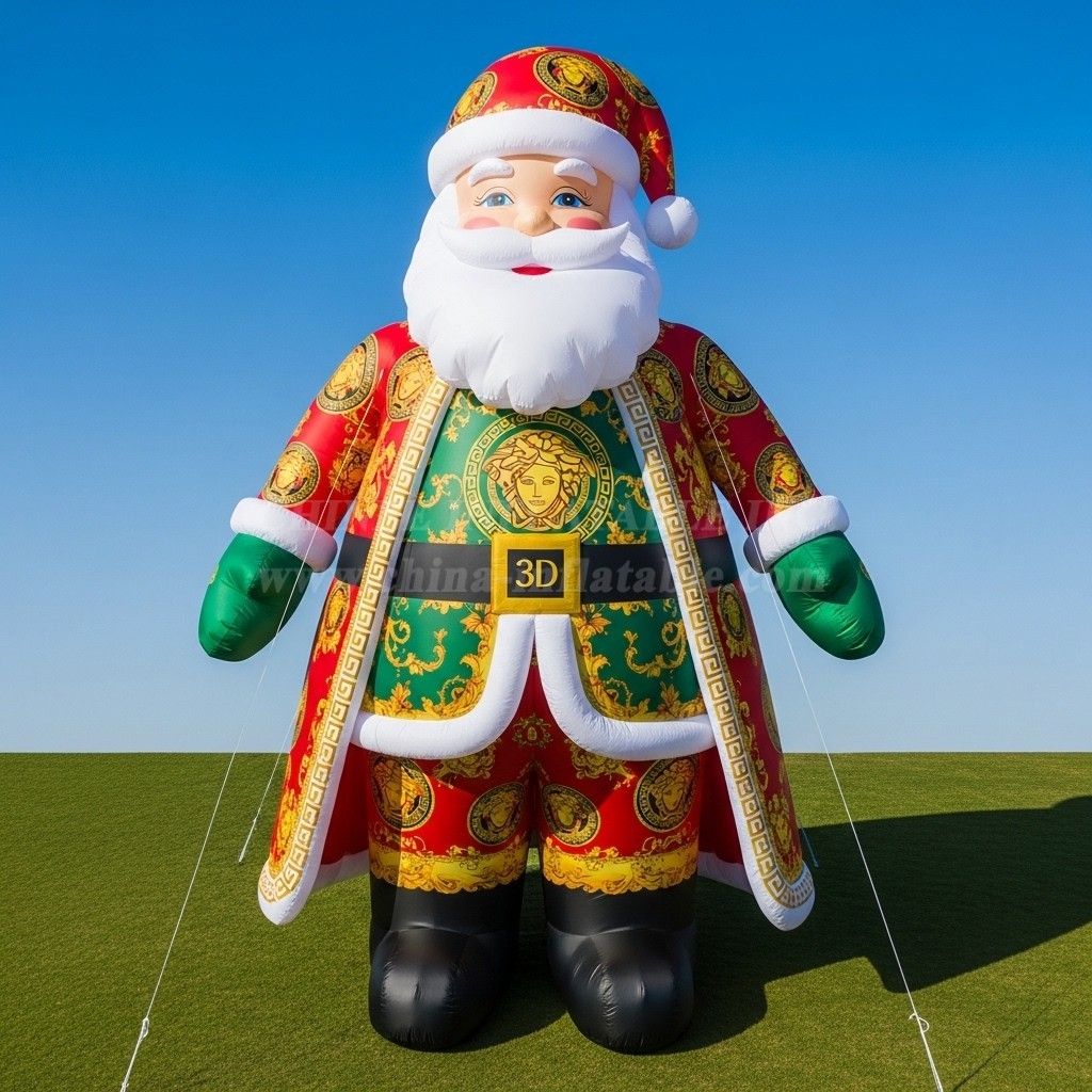 C1-536 Inflatable Santa Claus wearing fashionable brand clothing