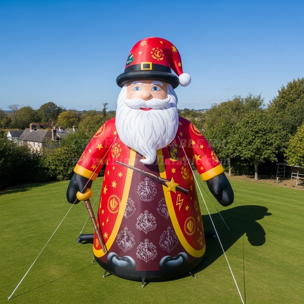 C1-535 Wizard-style inflatable Santa Claus